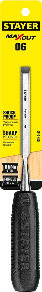 STAYER  6 мм, стамеска (1820-06) 1820-06_z01