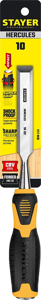 STAYER  Hercules, 10 мм, стамеска-долото, Professional (18205-10) 18205-10_z01