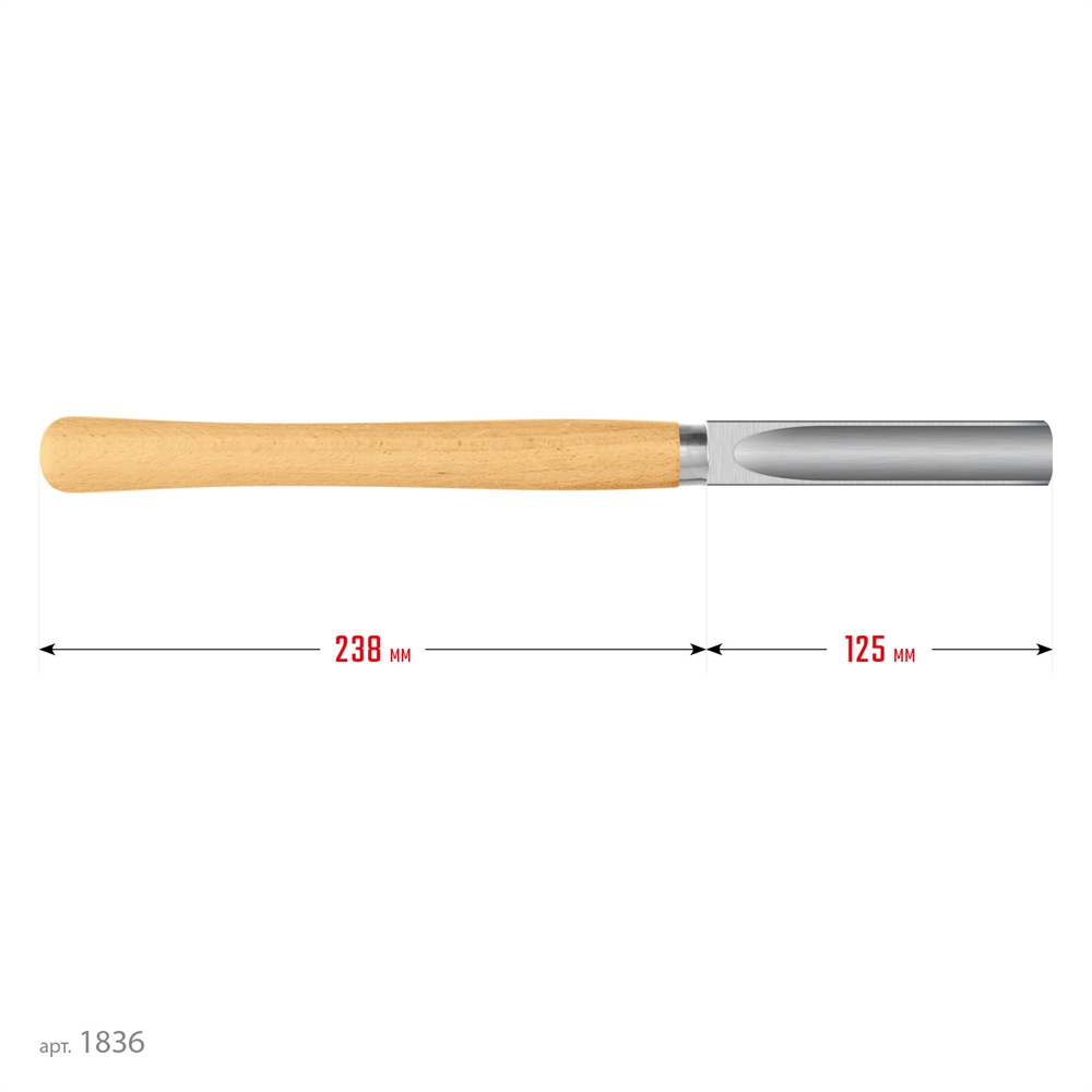 STAYER  Wood Master, 8 предм., набор ручных резцов по дереву, Professional (1836) 1836
