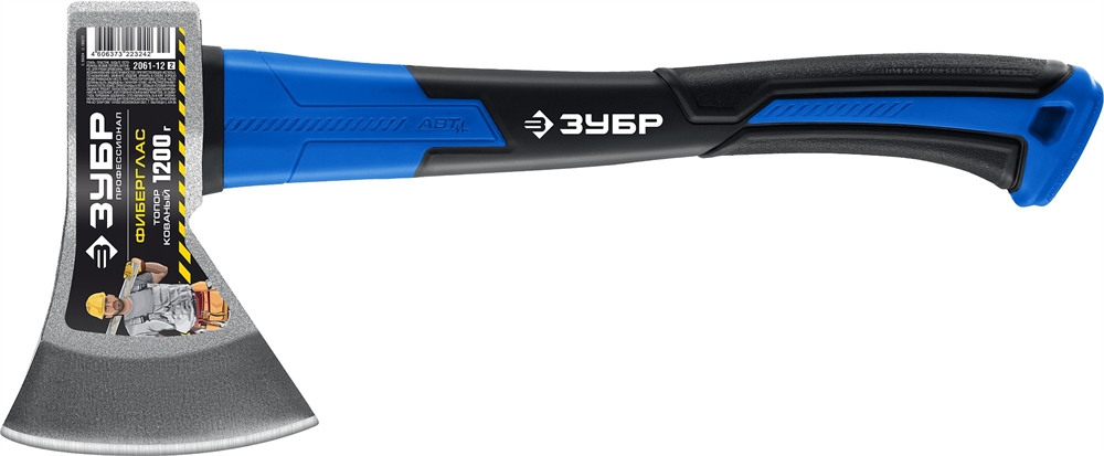 ЗУБР  Фибергласс, 1200/1380 г, 430 мм, кованый топор, Профессионал (2061-12) 2061-12_z02