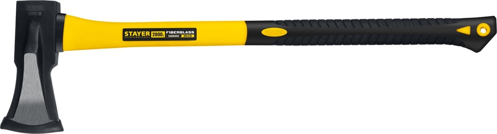 STAYER  FIBERGLASS, 2000/2800 г, 680 мм, кованый топор-колун, Professional (20623-20) 20623-20_z01