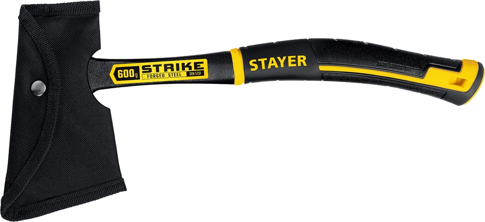 STAYER  STRIKE, 600/850 г, 330 мм, цельнометаллический топор, Professional (2065-06) 2065-06_z01