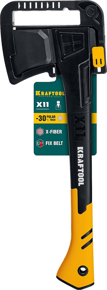 KRAFTOOL  X11, 1100/1400 г, в чехле, 450 мм, топор-колун (20660-11) 20660-11