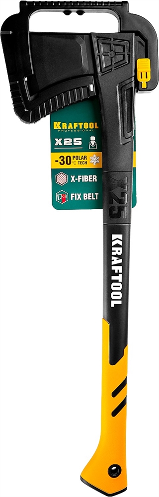 KRAFTOOL  X25, 1700/2500 г, в чехле, 710 мм, топор-колун (20660-25) 20660-25