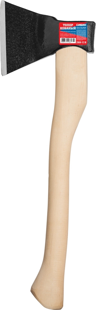 СИБИН  1200/1500 г, 500 мм, кованый топор с прямым лезвием (2069-12) 2069-12_z02