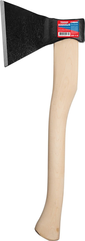 СИБИН  1400/1700 г, 500 мм, кованый топор с прямым лезвием (2069-14) 2069-14_z01