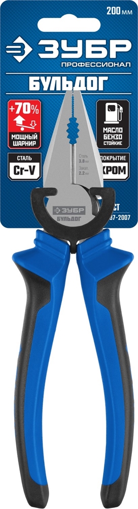 ЗУБР  200 мм, плоскогубцы, Профессионал (2201-1-20) 2201-1-20_z02