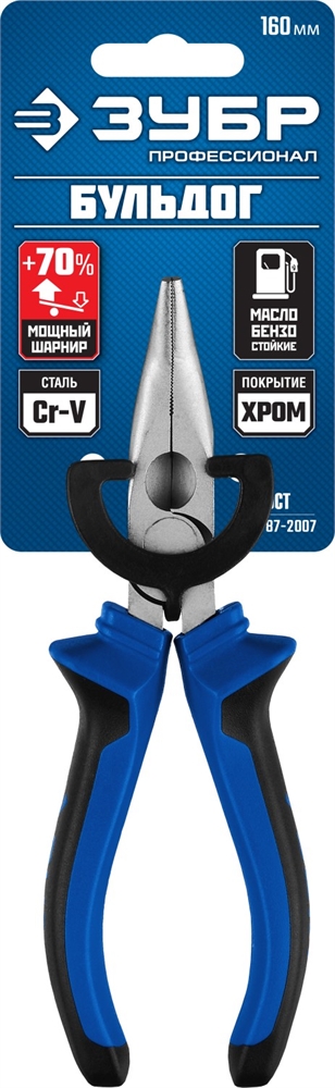 ЗУБР  160 мм, изогнутые тонкогубцы, Профессионал (2201-4-16) 2201-4-16_z02