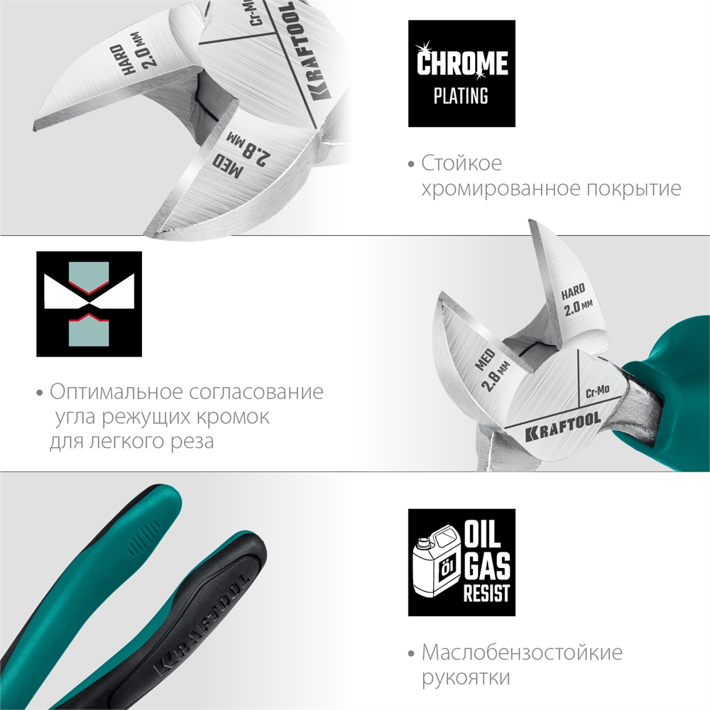 KRAFTOOL  160 мм, бокорезы (22011-5-16) 22011-5-16_z01