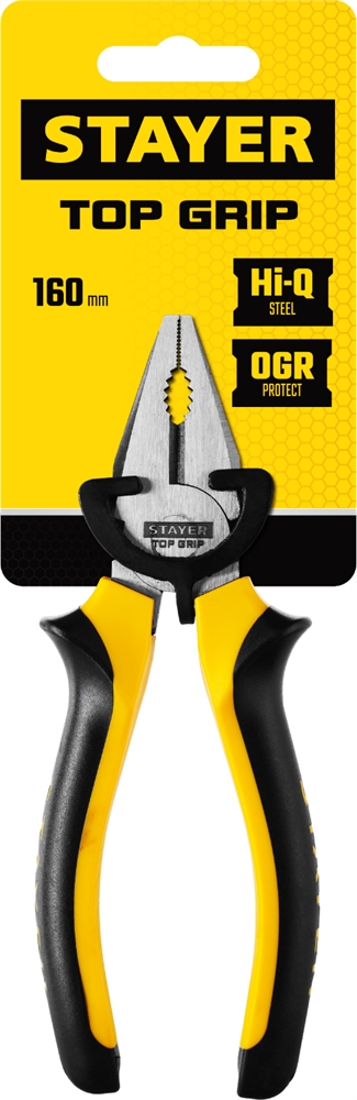 STAYER  TOPGrip, 160 мм, комбинированные плоскогубцы (2205-1-16) 2205-1-16_z02