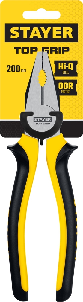 STAYER  TOPGrip,  200 мм, комбинированные плоскогубцы (2205-1-20) 2205-1-20_z02