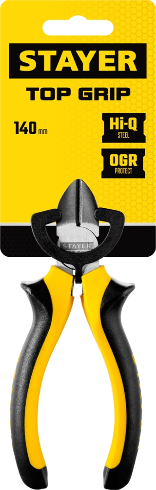 STAYER  TOPGrip,  140 мм, бокорезы (2205-5-14) 2205-5-14_z02