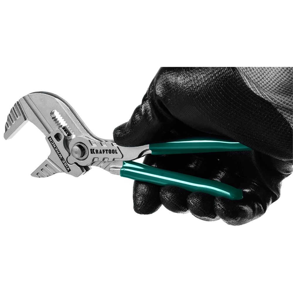 KRAFTOOL  Vise-Wrench, 180 мм, клещи переставные-гаечный ключ (22063) 22063