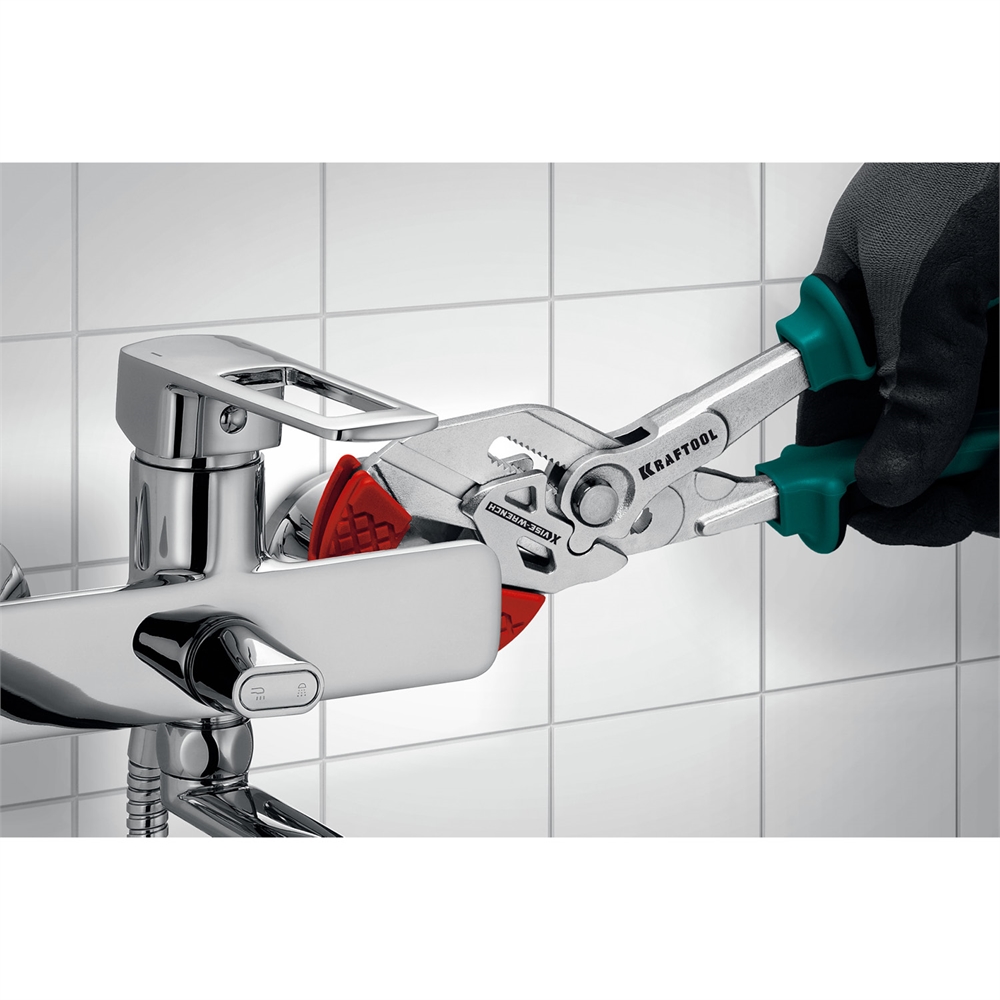 KRAFTOOL  VISE-WRENCH X, 250 мм, клещи переставные-гаечный ключ (22067) 22067