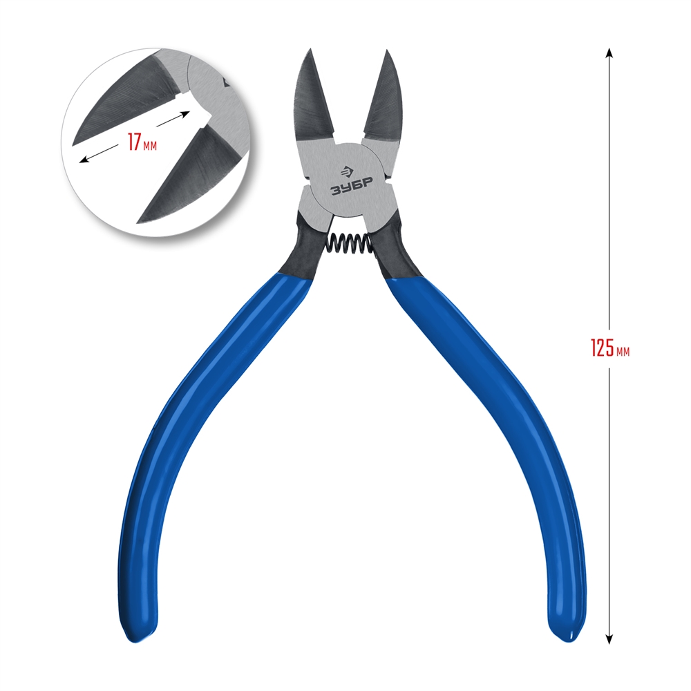 ЗУБР  Бульдог, 125 мм, мини бокорезы, Профессионал (22175-8-15) 22175-8-15_z01