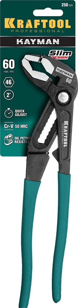KRAFTOOL  KAYMAN, 250 мм, переставные клещи (22353-25) 22353-25