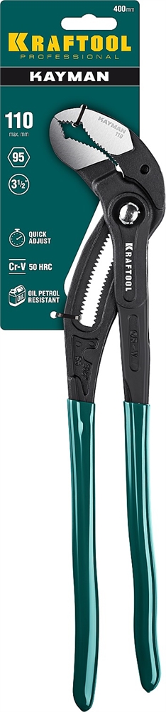 KRAFTOOL  KAYMAN, 400 мм, переставные клещи (22353-40) 22353-40