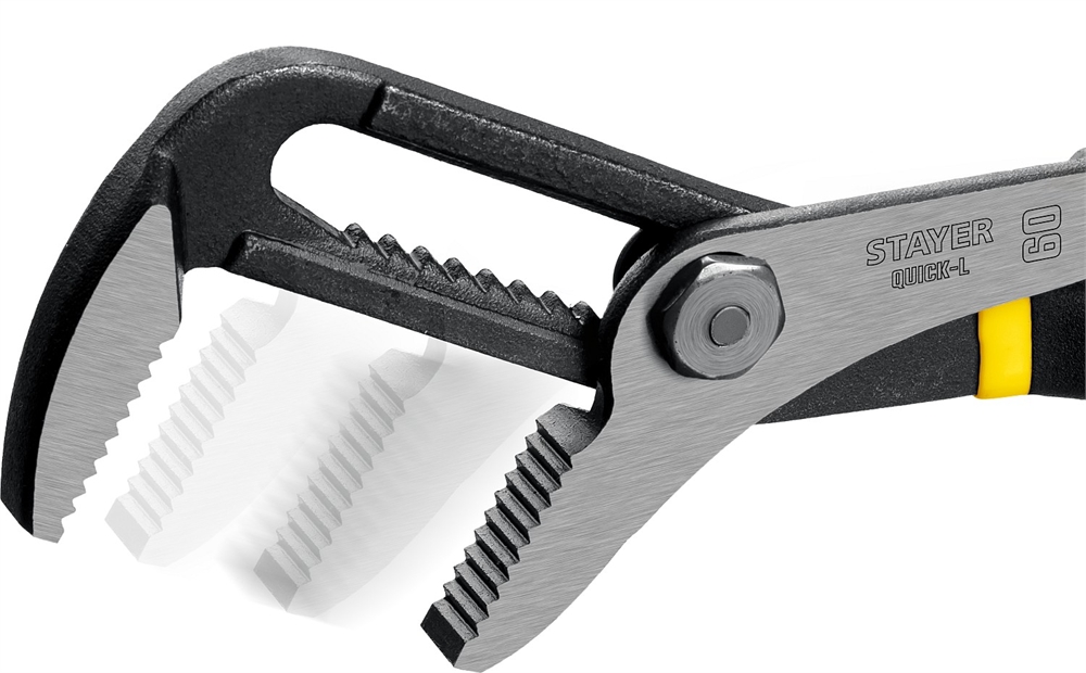 STAYER  Quick-L, 270 мм, переставные клещи, Professional (22370) 22370_z02
