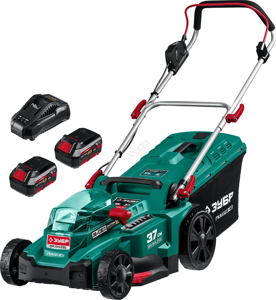 ЗУБР  С1-18, 36 В, 37 см, без АКБ, бесщеточная газонокосилка (ГКЛ-3736) ГКЛ-3736