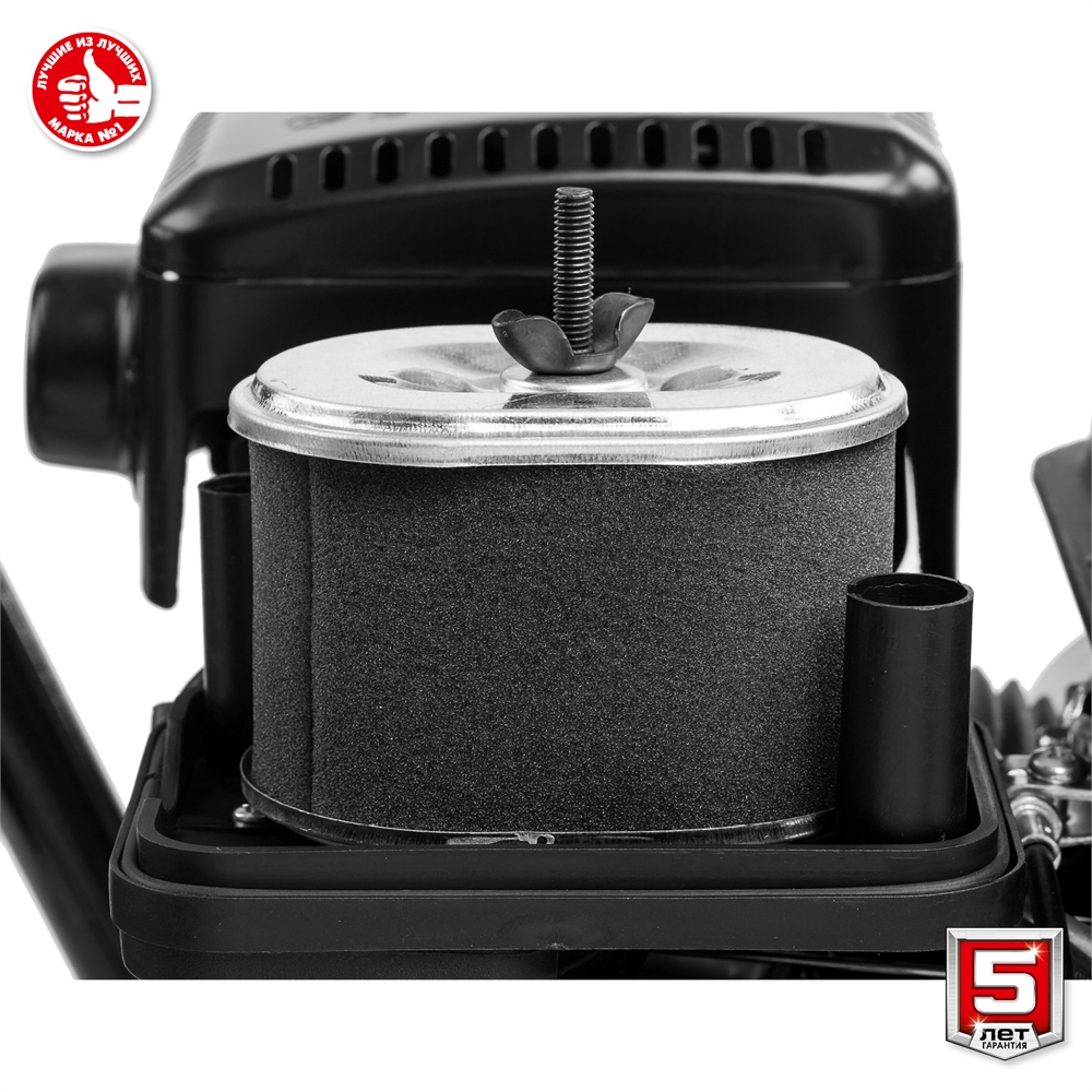 ЗУБР  15 кН, 80 кг, бензиновая виброплита (ВПБ-15 Г) ВПБ-15 Г