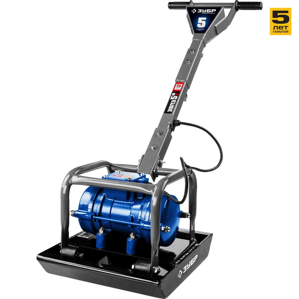 ЗУБР  550 Вт, 40 кг, электрическая виброплита, Профессионал (ЗВПЭ-5 Г) ЗВПЭ-5 Г