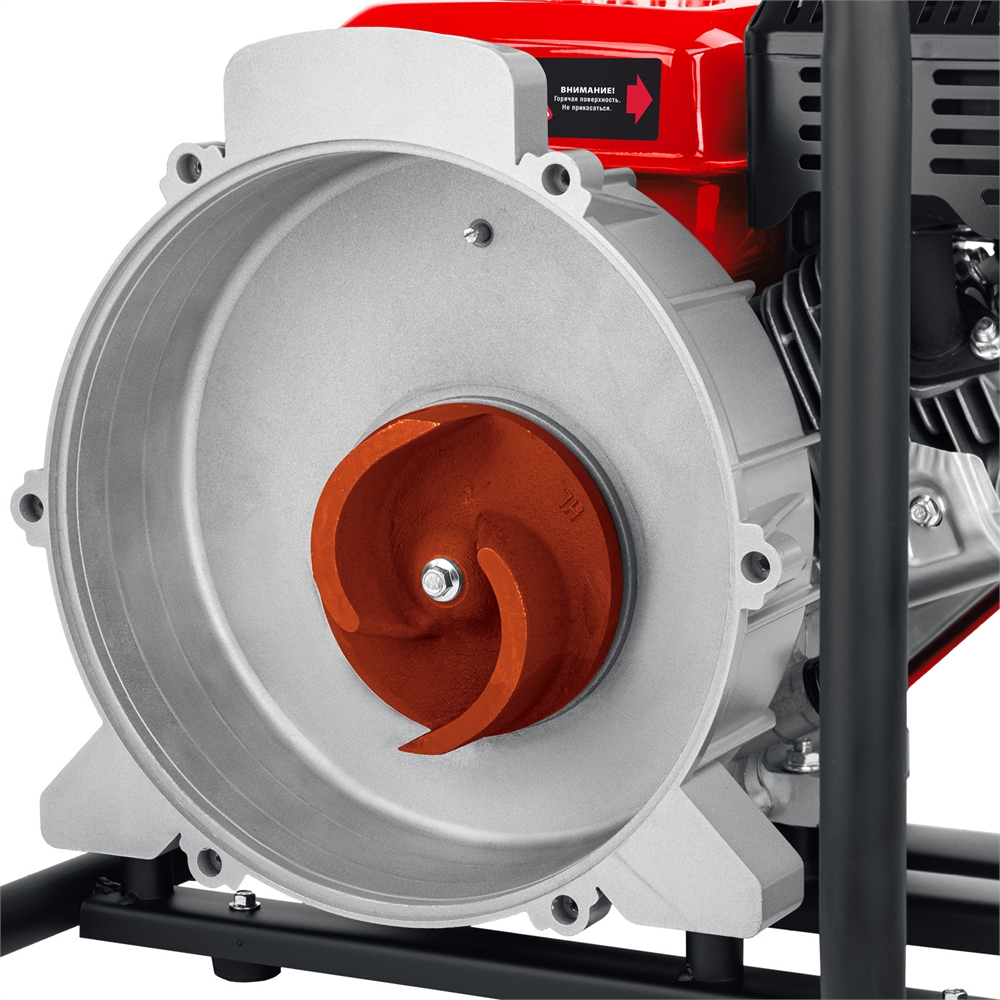 ЗУБР  1300 л/мин, мотопомпа бензиновая для грязной воды (МПГ-1300) МПГ-1300