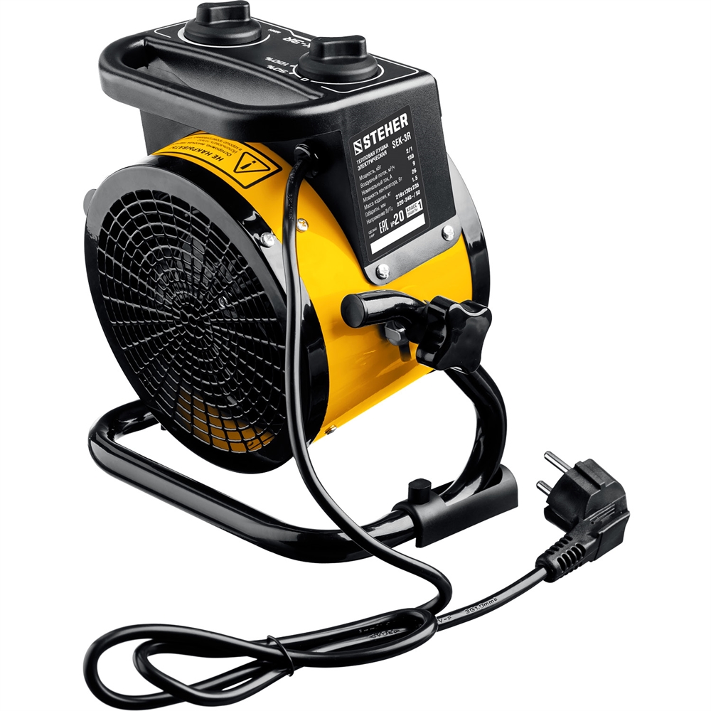 STEHER  2 кВт, электрическая тепловая пушка (SEK-3R) SEK-3R