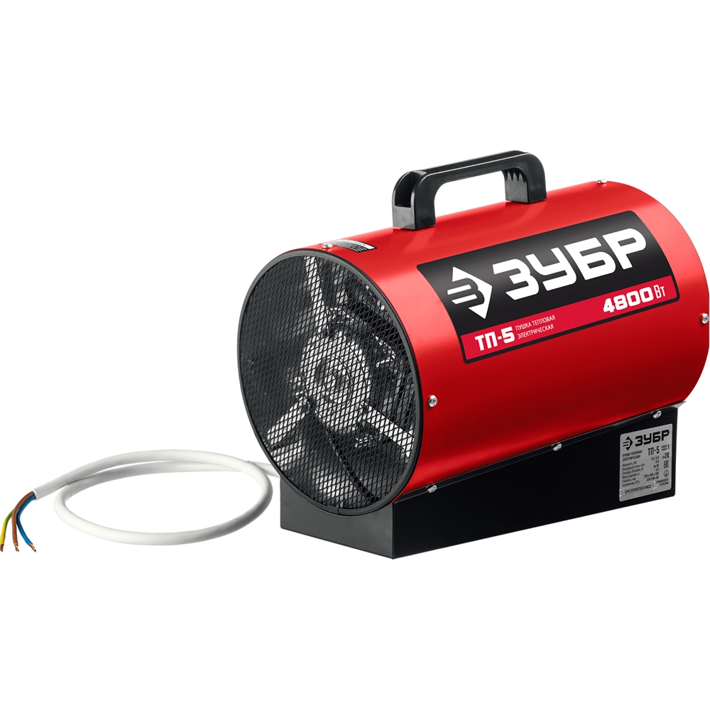 ЗУБР  5 кВт, электрическая тепловая пушка (ТП-5) ТП-5