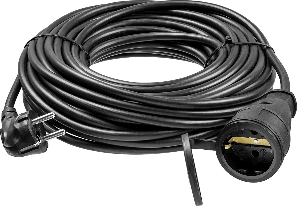 ЗУБР  ПВС-315-Ш, ПВС, 3 х 1.5 мм2, 20 м, IP44, 3500 Вт, силовой удлинитель-шнур, Профессионал (55020-20) 55020-20