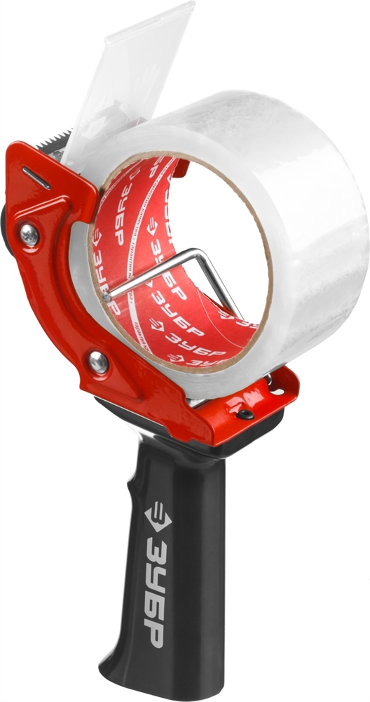 ЗУБР  50 мм, пластмассовая рукоятка, диспенсер для клеящих лент (1201) 1201_z02