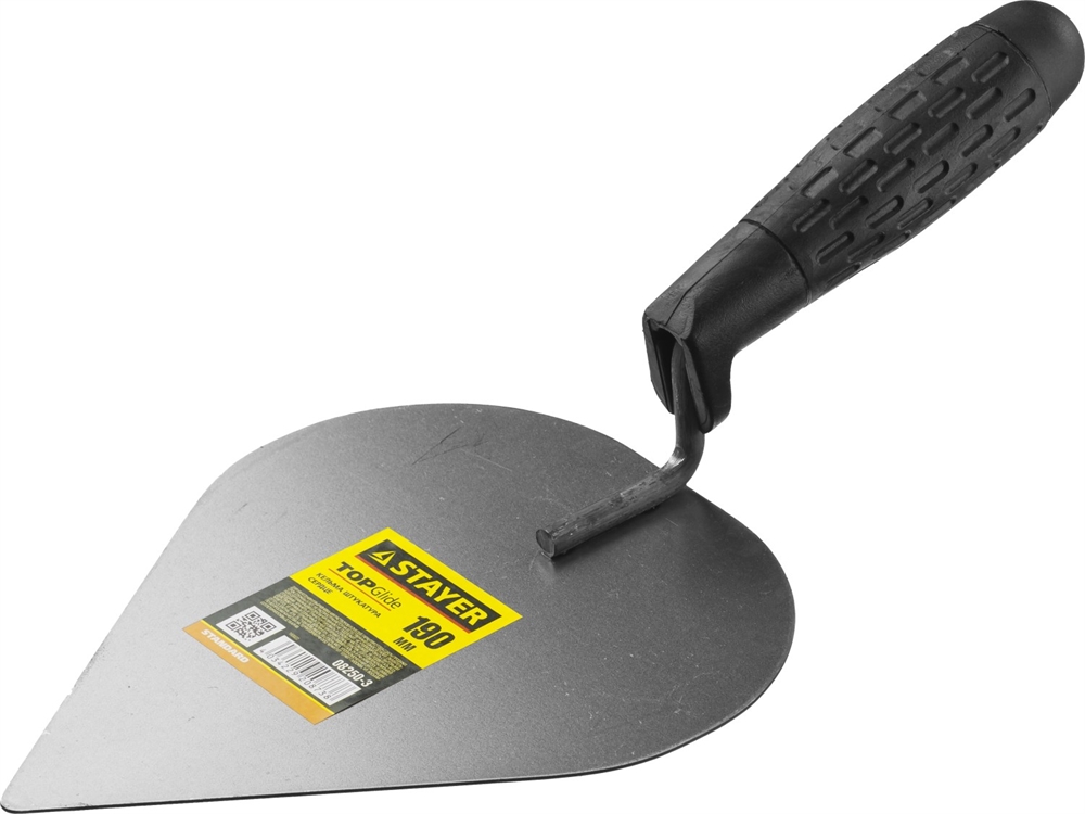 STAYER  190 x 150 мм, пластмассовая ручка, кельма штукатура (08250-3) 08250-3