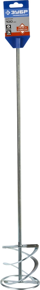 ЗУБР  100 х 600 мм, шестигранный хвостовик, миксер для красок, Профессионал (0603-10-60) 0603-10-60_z02