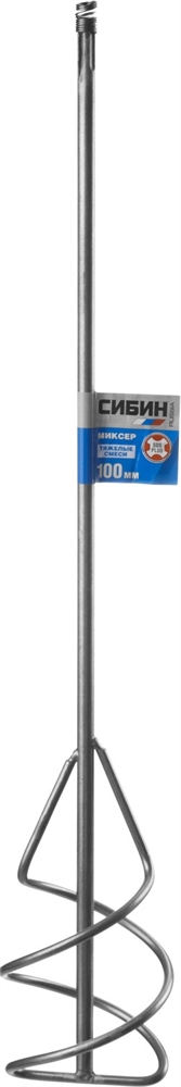 СИБИН  100 х 600 мм, SDS+ хвостовик, миксер для песчано-гравийных смесей (06049-10-60) 06049-10-60