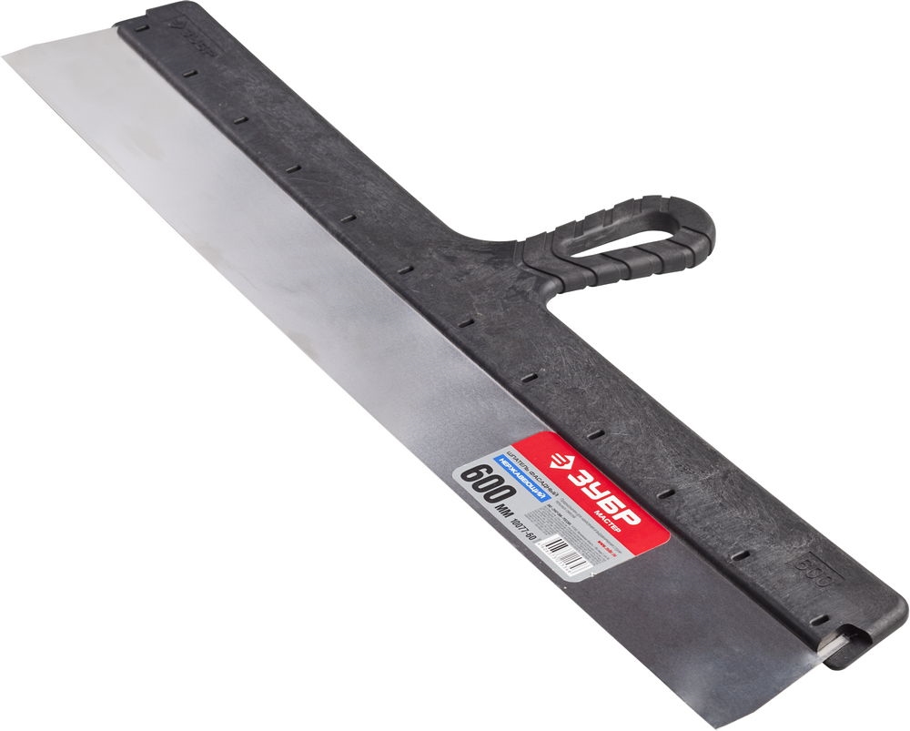 ЗУБР  600 мм, пластиковая ручка, нержавеющий, фасадный шпатель (10077-60) 10077-60