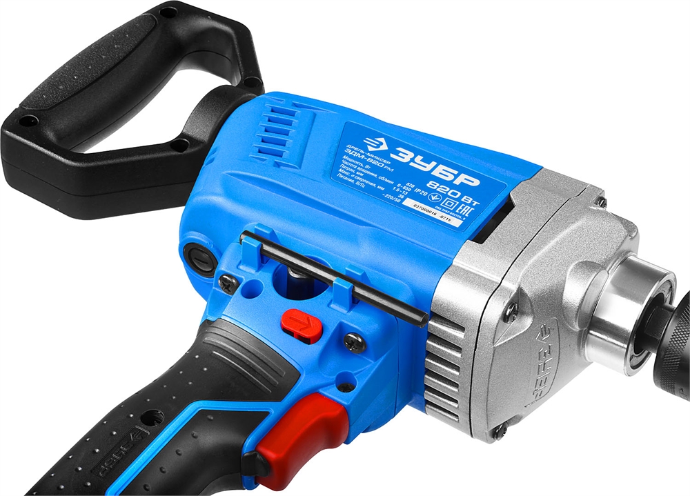 ЗУБР  820 Вт, 13 мм, дрель-миксер, Профессионал (ЗДМ-820 РМ) ЗДМ-820 РМ