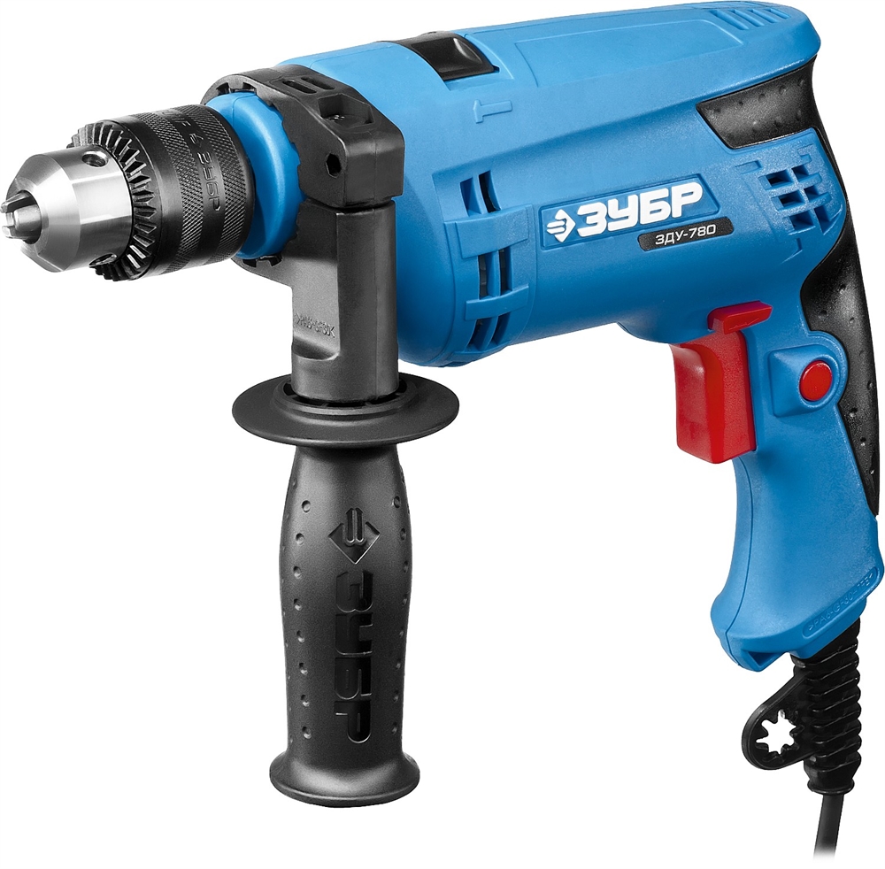ЗУБР  780 Вт, 13 мм, ударная дрель, кейс, Профессионал (ЗДУ-780 ЭРМК2) ЗДУ-780 ЭРКМ2