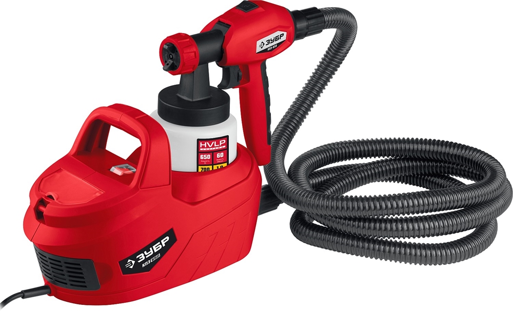 ЗУБР  650 Вт, краскопульт электрический, воздушный (КПЭ-650) КПЭ-650