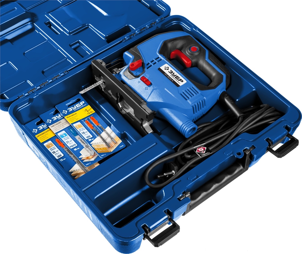 ЗУБР  500 Вт, 65 мм, электрический лобзик, кейс, Профессионал (ЛП-500 К) ЛП-500 К