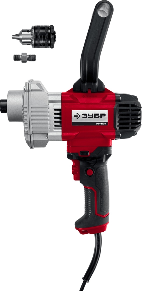 ЗУБР  1100 Вт, М14, дрель-миксер (МР-1100) МР-1100
