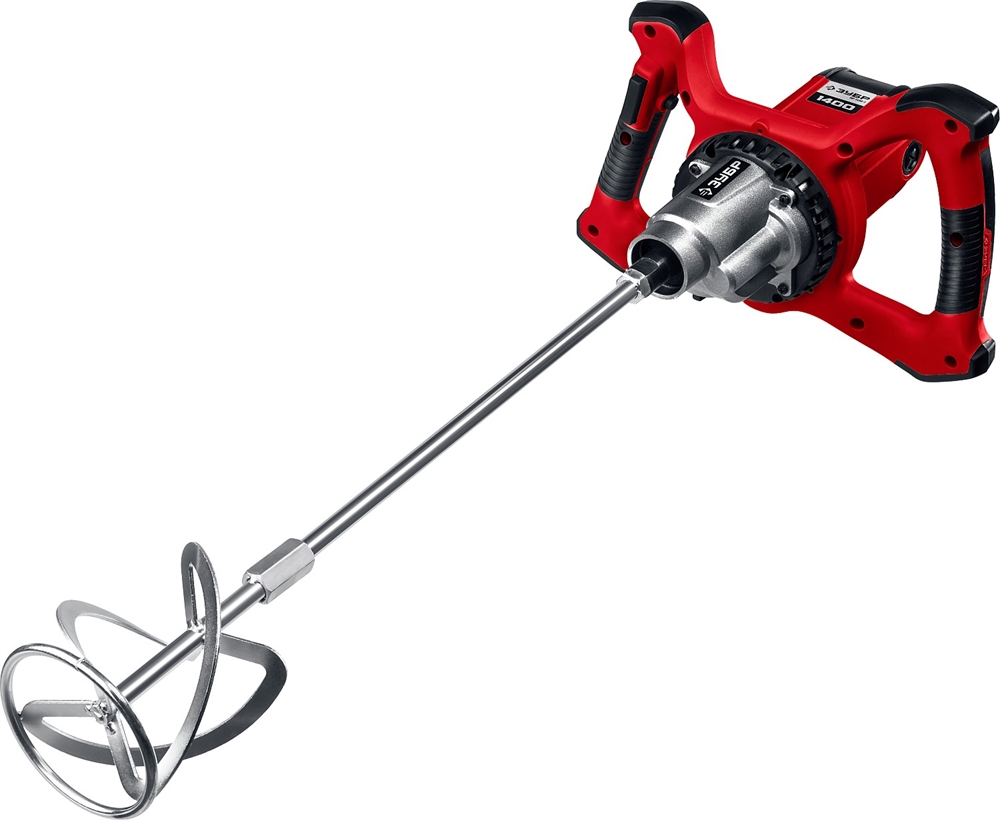 ЗУБР  1400 Вт, М14, строительный миксер, 2 скорости (МР-1400-2) МР-1400-2