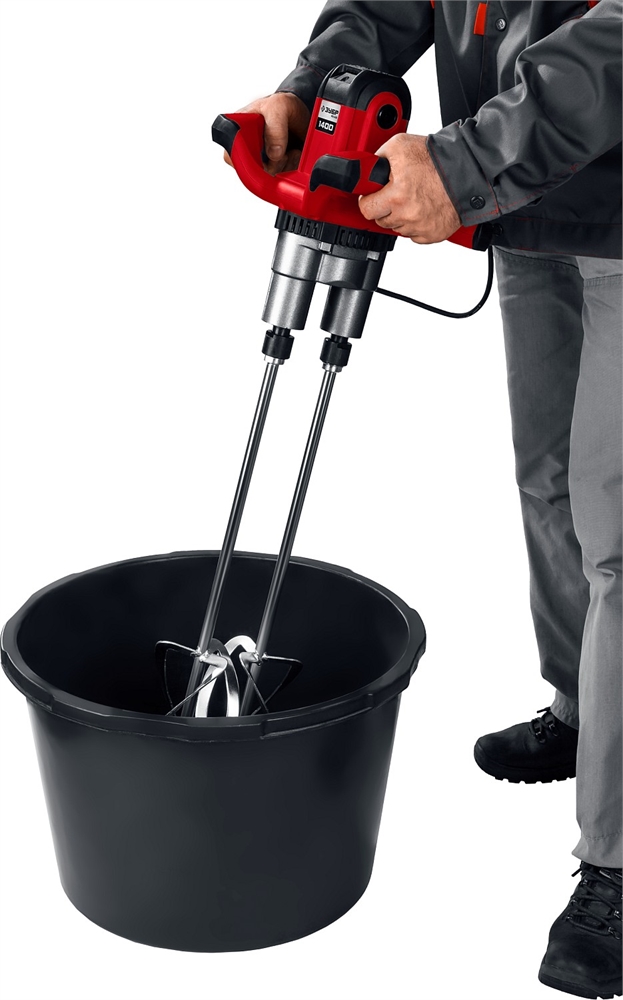 ЗУБР  М27, 1400 Вт, строительный двойной миксер (МРД-1400) МРД-1400