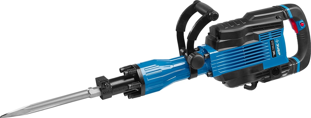 ЗУБР  Бетонолом, 35 Дж, 1600 Вт, АВТ, отбойный молоток HEX-30, Профессионал (ЗМ-35-1600 ВК) ЗМ-35-1600 ВК