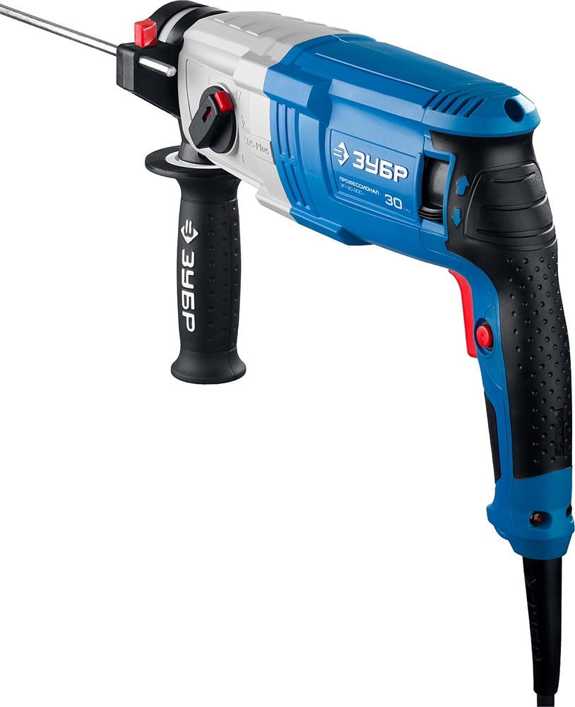 ЗУБР  30 мм, 900 Вт, перфоратор SDS Plus, Профессионал (ЗП-30-900 К) ЗП-30-900 К