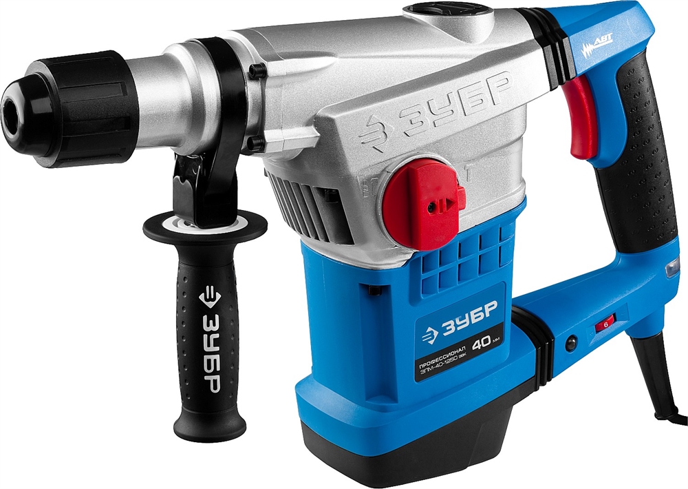 ЗУБР  40 мм, 1250 Вт, АВТ, перфоратор SDS-Max, Профессионал (ЗПМ-40-1250 ЭВК) ЗПМ-40-1250 ЭВК