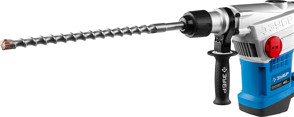 ЗУБР  40 мм, 1250 Вт, АВТ, перфоратор SDS-Max, Профессионал (ЗПМ-40-1250 ЭВК) ЗПМ-40-1250 ЭВК