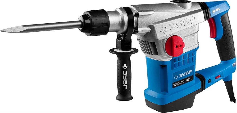 ЗУБР  40 мм, 1250 Вт, АВТ, перфоратор SDS-Max, Профессионал (ЗПМ-40-1250 ЭВК) ЗПМ-40-1250 ЭВК