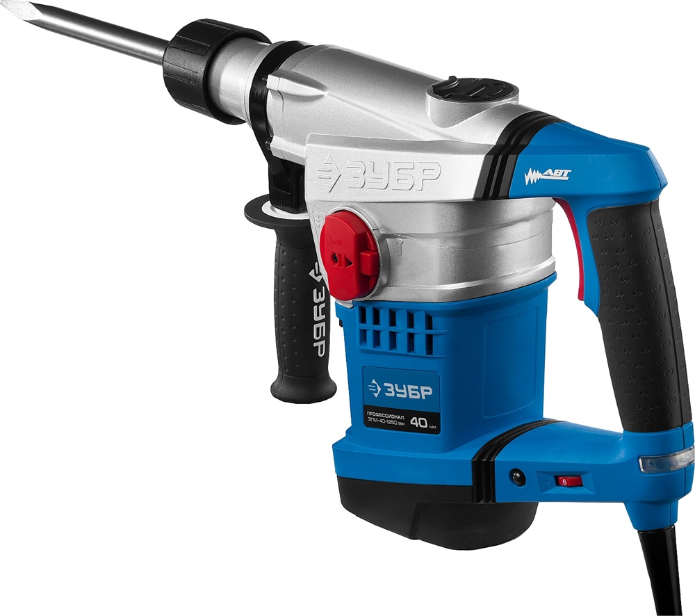 ЗУБР  40 мм, 1250 Вт, АВТ, перфоратор SDS-Max, Профессионал (ЗПМ-40-1250 ЭВК) ЗПМ-40-1250 ЭВК
