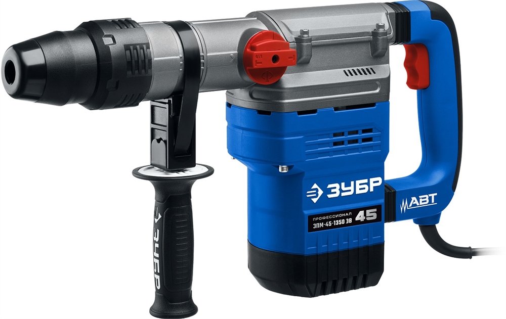 ЗУБР  45 мм, 1350 Вт, АВТ, перфоратор SDS-Max, Профессионал (ЗПМ-45-1350 ЭВ) ЗПМ-45-1350 ЭВ