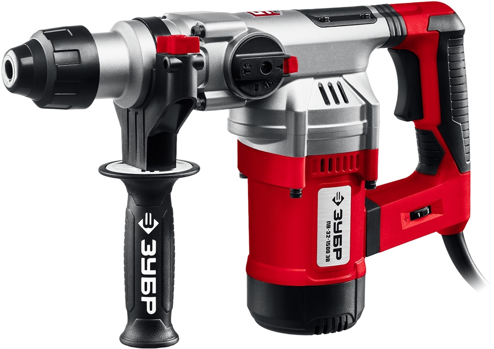 ЗУБР  32 мм, 1500 Вт, перфоратор SDS Plus, АВТ (ПВ-32-1500 ЭВ) ПВ-32-1500 ЭВ