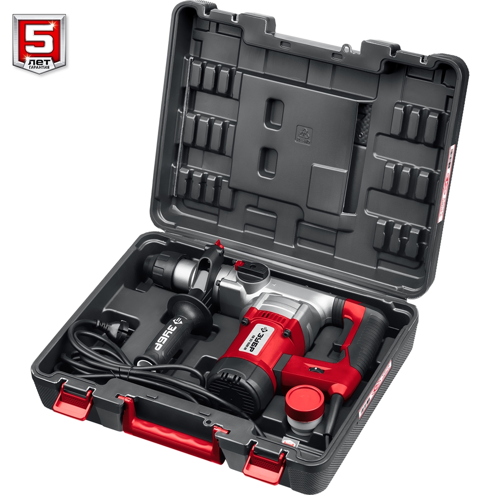 ЗУБР  32 мм, 1500 Вт, перфоратор SDS Plus, АВТ (ПВ-32-1500 ЭВ) ПВ-32-1500 ЭВ